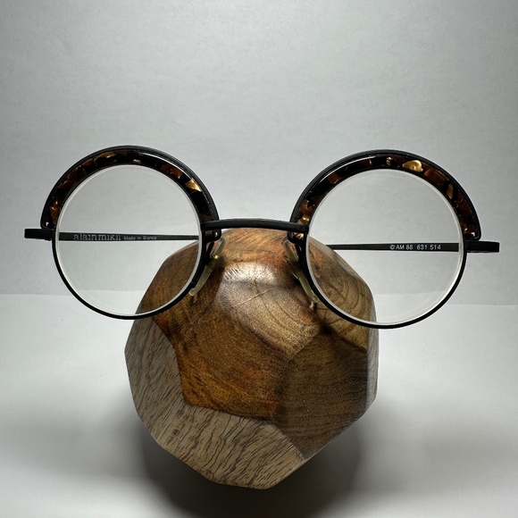 Vintage Alain Mikili Round Eyeglasses - Picture 1 of 7